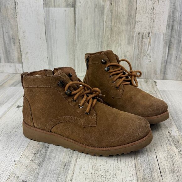 UGG BETHANY CHESTNUT LACE UP SNEAKERS BOOT US SIZE 6 - Picture 1 of 9